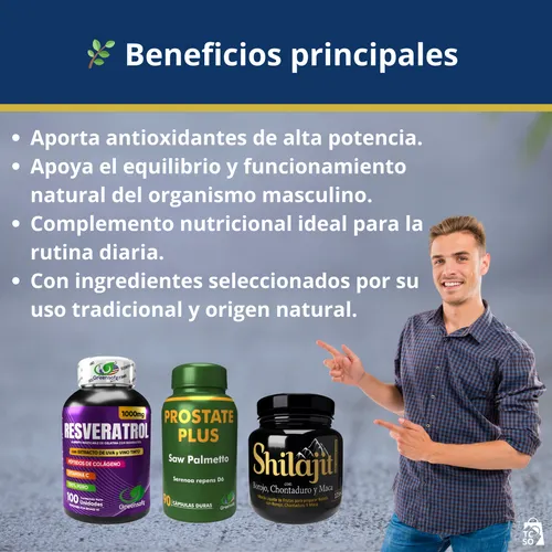 Resveratrol +prostate +shilajit