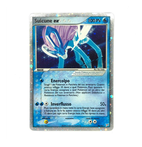 Suicune Ex 94/95 Holo - Carta Original De Pokémon Magma Aqua