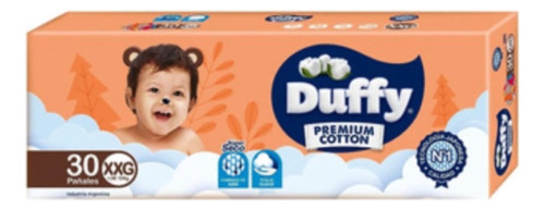 Pañales Duffy Cotton Premium Talle XXG x 30 un