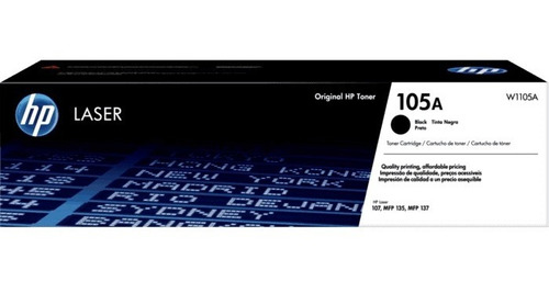 Imagen 1 de 1 de Toner Original Hp 105a Laser Color Negro