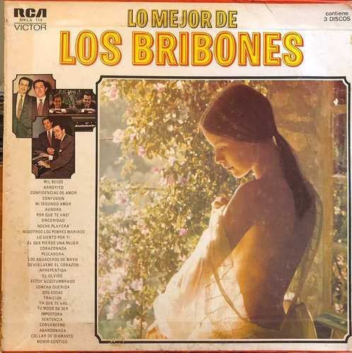 Disco Triple Lp - Los Bribones / Mejor De Los Bribones. 