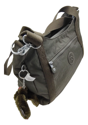 Kipling Bolsa Crossbody Kia7b8 Waylon Original Verde Obscuro Verde Oscuro Lisa Plata Verde Oscuro
