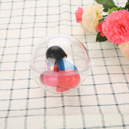 Adornos De Bolas De Plástico Transparentes, Rellenables, 20