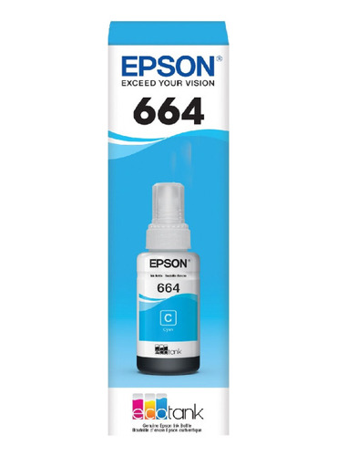 Tinta Epson 664 Original Impresora L210 L220 L355 L575 L555