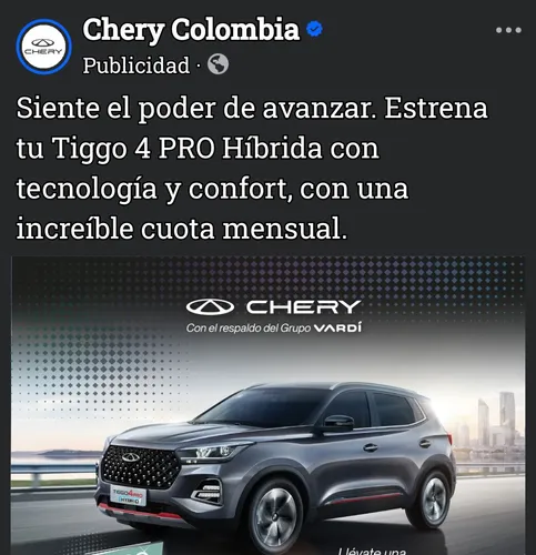 Chery Tiggo 4 Pro 1.5 Mhev Luxury Cvt