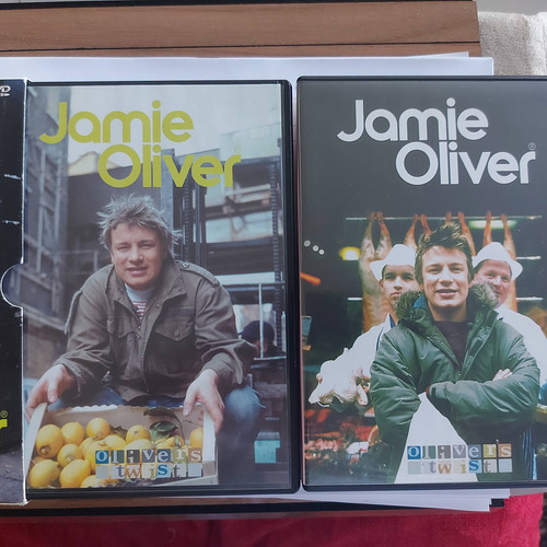 Dvd Jamie Oliver _ Box Com 2 Discos _ Com Luva