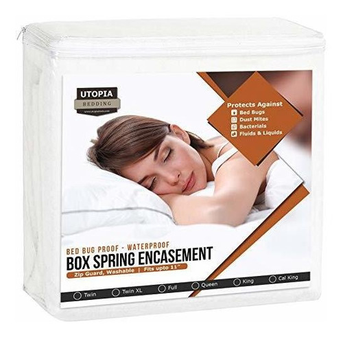 Utopia Bedding Premium Bed Bug Proof Box Spring Revestimient