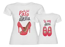 Comprar Camisetas Para Mamá He Hija Camisetas Para Familia Pack X2.