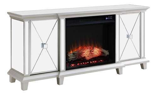 Toppington - Consola Eléctrica Con Espejo Para Chimenea, Nue