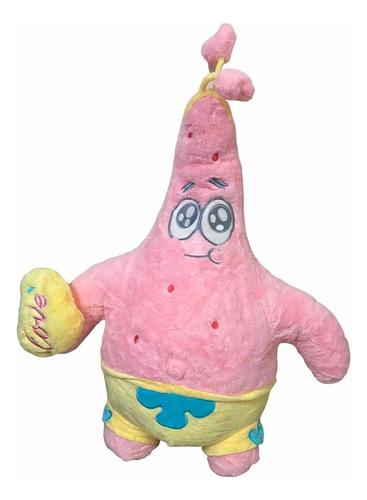 Peluche Bonito Patricio Bob Esponja Enamorado 55 Cm