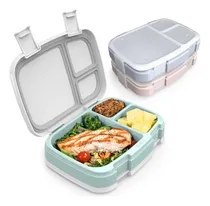 Comprar Kit 3 Loncheras Herméticas Con Divisiones Bentgo Fresh Prep Color Gris Bentgo Fresh 3-meal Prep