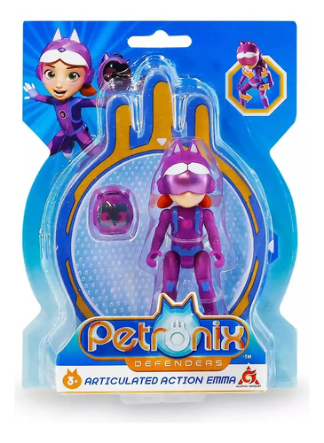 Figura Petronix Defenders De 7cm. Matt, Jia, Tim, Emma