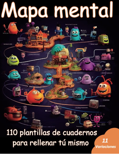 Libro: Cuaderno De Mapas Mentales - Diario Con 110 Mapas Men