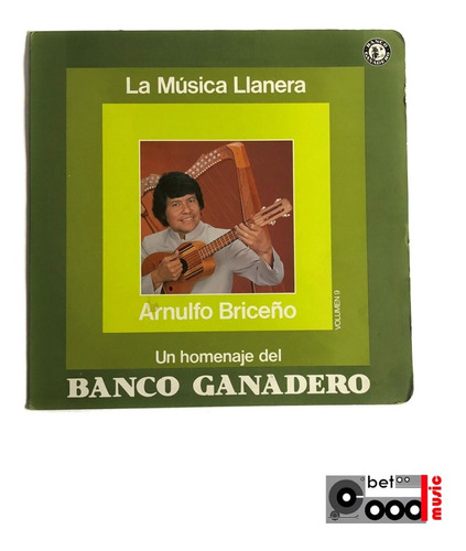 Lp  Arnulfo Briceño - La Música Llanera - Excelente Estado