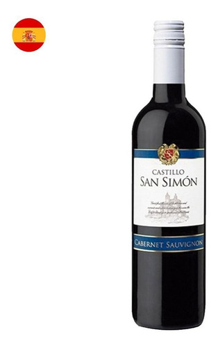 Vinho Castillo San Simón Cabernet Sauvig Tinto Espanha 750ml