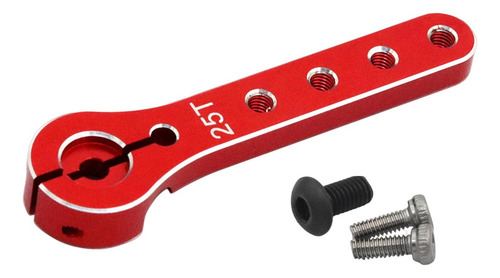 Nuevo Aleación De Aluminio Rc Servo Arm Rc Servo Horns Rojo