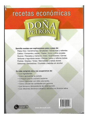 Recetas Económicas - Doña Petrona * Distal