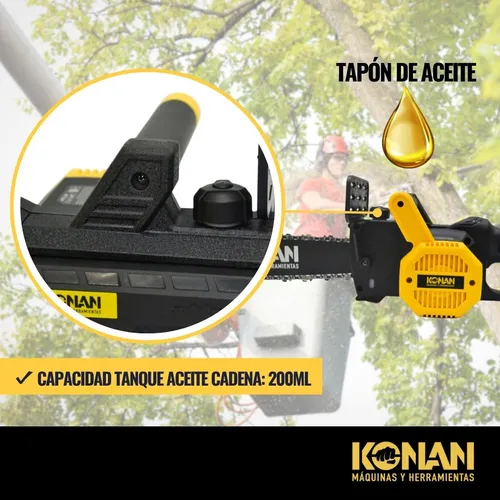 Motosierra Eléctrica Konan 2000w Espada 40cm 16 Poda