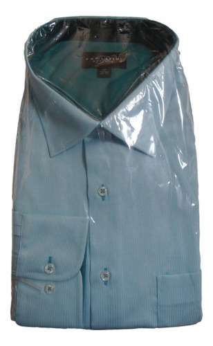 Camisa De Vestir Parllieni, Verde Turquesa, Talla 17/32/33