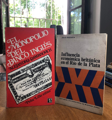 Influencia Económica De Inglaterra En Argentina 2 Libros M