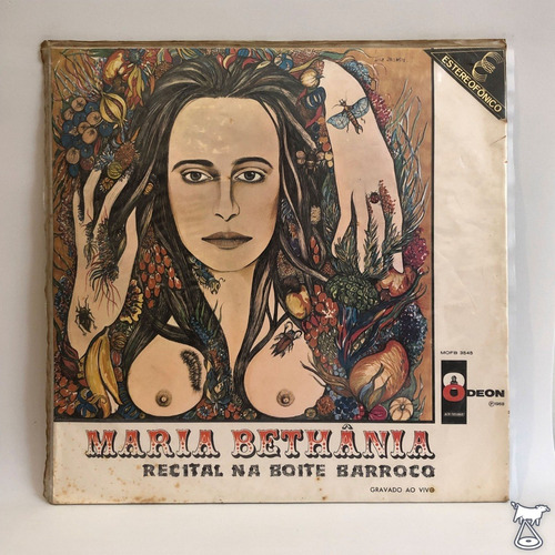 Lp Vinil Maria Bethania - Recital Na Boite Barroco