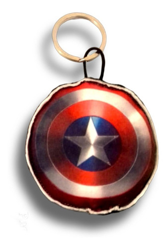 Llavero De Escudo Capital America Avengers Superheroe