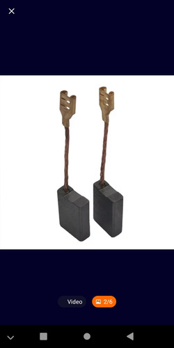 Imagen 4 de 7 de Carbones Para Esmeriles 7 Bosch Dewalt Makita Black&decker