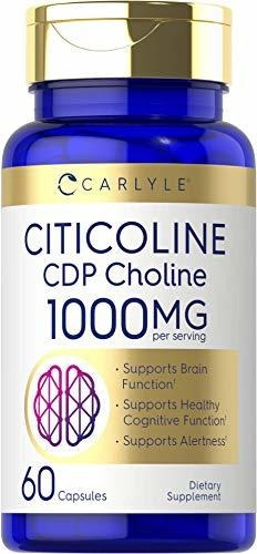 Citicolina Cdp Colina 1000mg | 60 Cápsulas | Potencia Más A