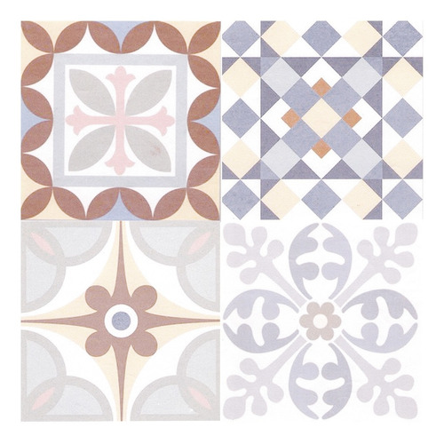 Imagen 1 de 5 de Azulejos Calcáreos P Sublimar Set De Láminas Y Fibrofacil 01