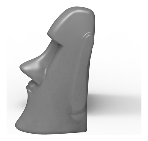 Forma Silicone Estatua Moai Cabeças Da Ilha De Pascoa Resina
