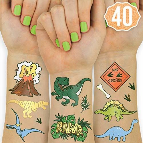 Xo, Tatuajes Temporales De Dinosaurios Fetti Para Niños - 40