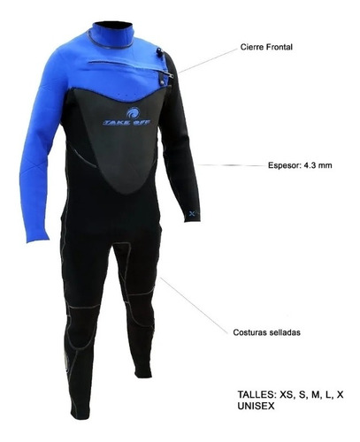 Traje Neoprene ( S, M , Xl Y Xxl ) Consultar Colores
