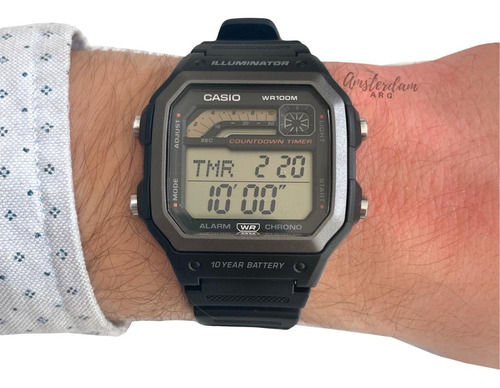 Reloj Casio Unisex Mod  Ws-1600h Sumergible Garantia Oficial