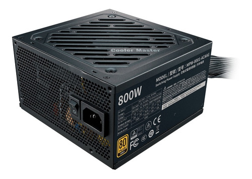 Fuente De Poder Cooler Master Oro 800w - Mpw-8001-acaag- /vc