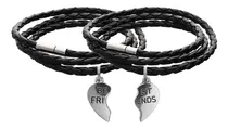 Comprar Pulseras Mejores Amigos Amigas Brazalete Best Friends Regalo Pulsera Piel Trenzada Pulsera Amigos Amigas Pulsera Moda