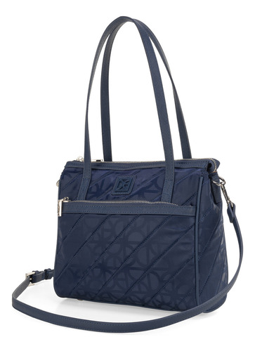 Bolsa Satchel Cloe Eresmi Mediano Color Azul
