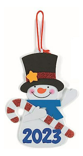 Kit Der Manualidades - 2020 Dated Snowman Christmas Ornament