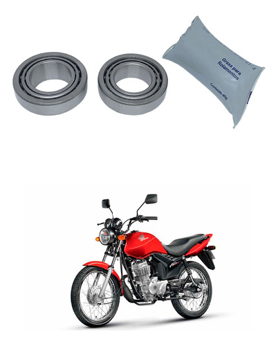 Kit Rolamento Caixa Direcao Honda Cg 150  2004 A 2012