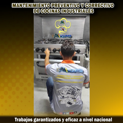 Imagen 7 de 10 de Mantenimiento Cocina Plancha Freidora Horno Marmita Volteo