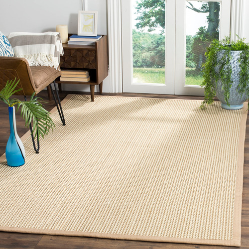 Alfombra Sisal Premium 10 X 14 Pie Color Beige