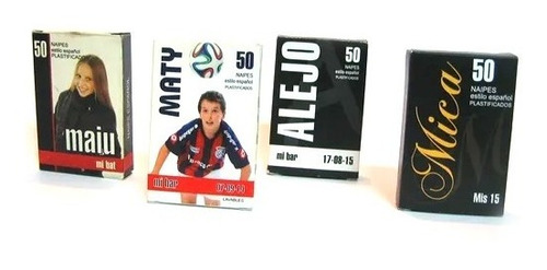 Mazos Personalizas De Cartas Caja . Envio Gratis. Pack X 30