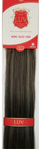 Extension De Cabello Eve Luv Remy 22 PLG 100% Natural 2/613 Color #4/613 Castaño Medio Con Beige