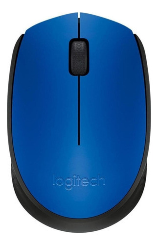 Mouse Inalámbrico Logitech  M170 Azul Receptor Usb