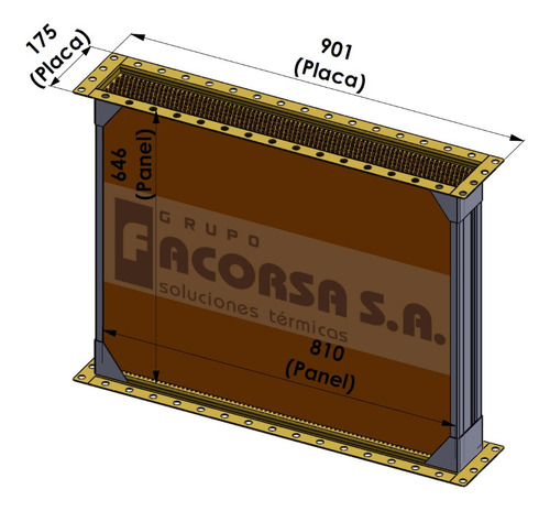 Panel Para Radiador De Calefacción Renault 4