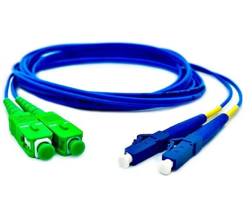 Cordão Óptico Duplex Lc/pc - Sc/apc Sm 2mm / 3mt (10un)