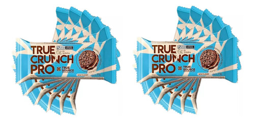 True Crunch Pro Cookies And Cream 25g Proteina 12 Barras