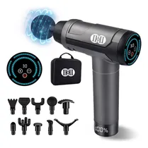 Comprar Masajeador Electrico Portátil Ciicii® C1546 Pistola De Masaje Muscular Con 10 Cabezales Y 30 Velocidades Ajustables, Masageadores Eleçtricos Muscular De Tejido Profundo