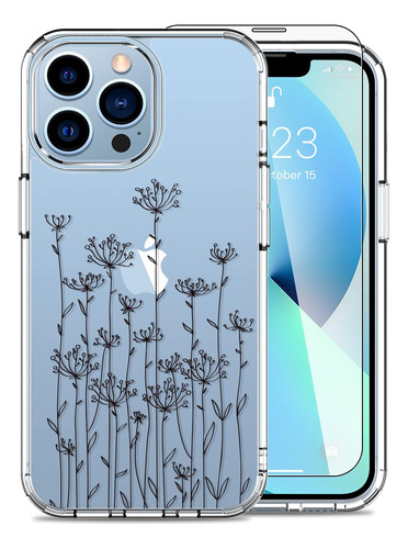 Funda Luhouri Case Para iPhone 13 Pro-elegant Small Flowers