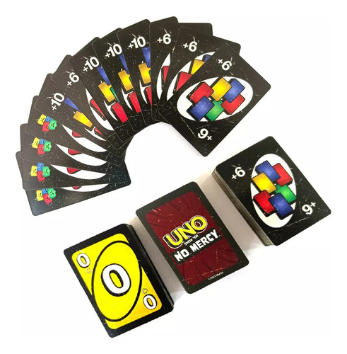 Juego De Cartas Uno No Mercy Edición Deluxe +10 2024