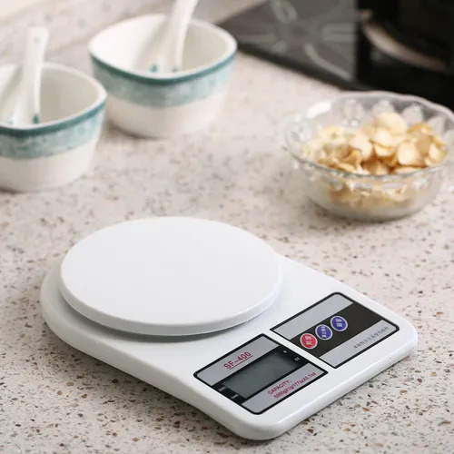 Balanza Digital Cocina 10kg Sf-400 Precisión Con Tara Repostera Portátil Hogar Alimentos Electrónica Pesaje Compacta Blanca Báscula Multiuso Cocina Dietética Liviana Domestic